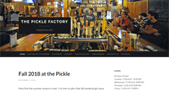 Desktop Screenshot of pepinpicklefactory.com